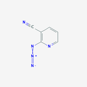 molecular formula C6H3N5 B2680341 2-Azidonicotinonitrile CAS No. 1139703-71-1