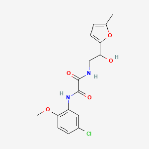 N1-(5-chloro-2-methoxyphenyl)-N2-(2-hydroxy-2-(5-methylfuran-2-yl)ethyl)oxalamide