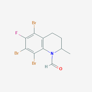 molecular formula C11H9Br3FNO B2680378 CE3F4 analog 1 CAS No. 2141967-43-1