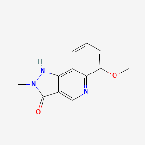 6-methoxy-2-methyl-1H-pyrazolo[4,3-c]quinolin-3(2H)-one
