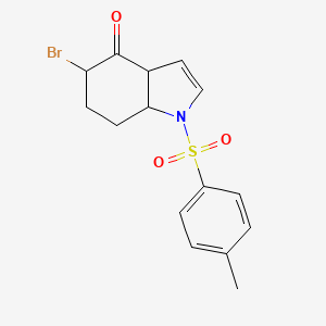 5-bromo-1-[(4-methylphenyl)sulfonyl]-1,3a,5,6,7,7a-hexahydro-4H-indol-4-one