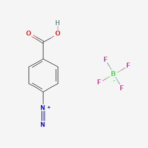 molecular formula C7H5BF4N2O2 B2680412 4-Carboxybenzediazonium tetrafluoroborate CAS No. 456-25-7