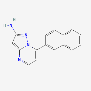 7-Naphthalen-2-ylpyrazolo[1,5-a]pyrimidin-2-amine