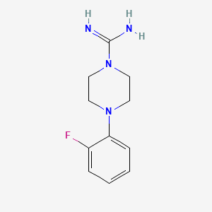 4-(2-Fluorophenyl)piperazine-1-carboximidamide