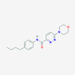 molecular formula C19H24N4O2 B2680496 N-(4-butylphenyl)-6-morpholinopyridazine-3-carboxamide CAS No. 1396785-25-3
