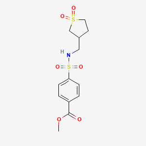 Methyl 4-{[(1,1-dioxo-1lambda6-thiolan-3-yl)methyl]sulfamoyl}benzoate