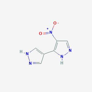 4-nitro-5-(1H-pyrazol-4-yl)-1H-pyrazole