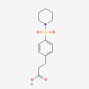 3-[4-(Piperidin-1-ylsulfonyl)phenyl]propanoic acid