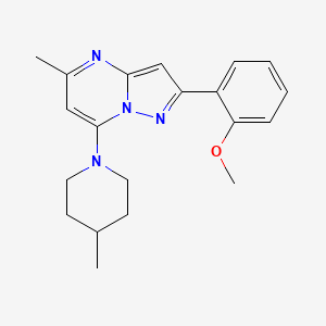 2-(2-Methoxyphenyl)-5-methyl-7-(4-methylpiperidin-1-yl)pyrazolo[1,5-a]pyrimidine