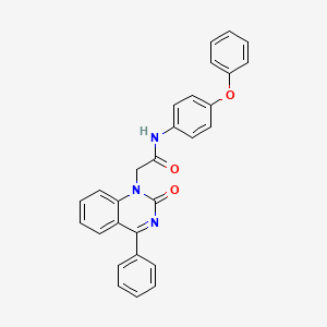 2-(2-oxo-4-phenylquinazolin-1(2H)-yl)-N-(4-phenoxyphenyl)acetamide