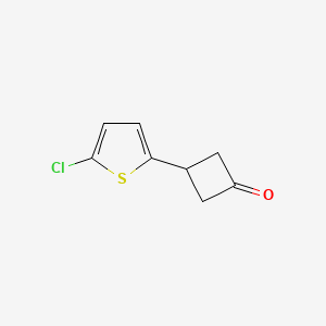 3-(5-Chlorothiophen-2-yl)cyclobutan-1-one