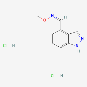(Z)-(1H-INdazol-4-ylmethylidene)(methoxy)amine dihydrochloride