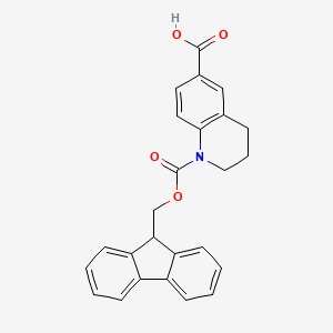 1-[(9h-Fluoren-9-ylmethoxy)carbonyl]-1,2,3,4-tetrahydroquinoline-6-carboxylic acid