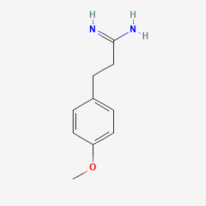 molecular formula C10H14N2O B2680584 Benzenepropanimidamide, 4-methoxy- CAS No. 102151-93-9