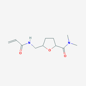 N,N-dimethyl-5-[(prop-2-enamido)methyl]oxolane-2-carboxamide