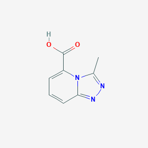 molecular formula C8H7N3O2 B2680597 3-甲基-[1,2,4]三唑并[4,3-a]吡啶-5-甲酸 CAS No. 1510395-35-3