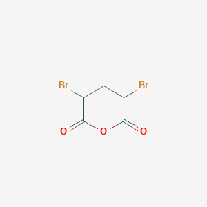 molecular formula C5H4Br2O3 B2680612 3,5-Dibromo-dihydro-pyran-2,6-dione CAS No. 121049-89-6