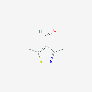 molecular formula C6H7NOS B2680615 3,5-二甲基-4-异噻唑基甲醛 CAS No. 91367-85-0