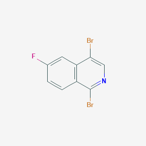 1,4-Dibromo-6-fluoroisoquinoline