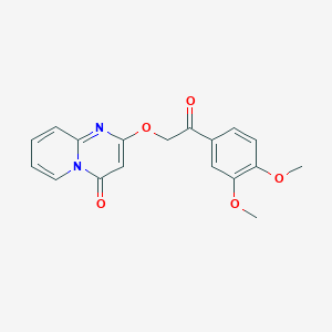 2-(2-(3,4-dimethoxyphenyl)-2-oxoethoxy)-4H-pyrido[1,2-a]pyrimidin-4-one