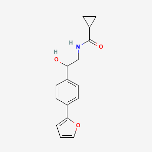 N-{2-[4-(furan-2-yl)phenyl]-2-hydroxyethyl}cyclopropanecarboxamide
