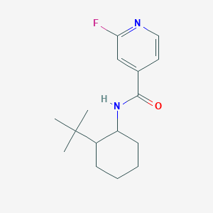 molecular formula C16H23FN2O B2680657 N-(2-tert-butylcyclohexyl)-2-fluoropyridine-4-carboxamide CAS No. 1292097-68-7