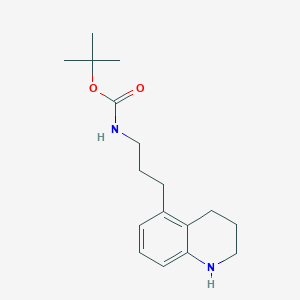 Tert-butyl N-[3-(1,2,3,4-tetrahydroquinolin-5-yl)propyl]carbamate