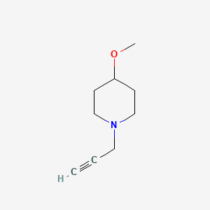 molecular formula C9H15NO B2680670 4-Methoxy-1-(prop-2-yn-1-yl)piperidine CAS No. 1219606-37-7