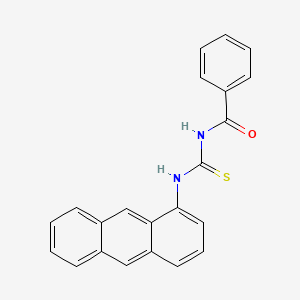 molecular formula C22H16N2OS B2680681 N-(1-anthryl)-N'-benzoylthiourea CAS No. 860609-74-1