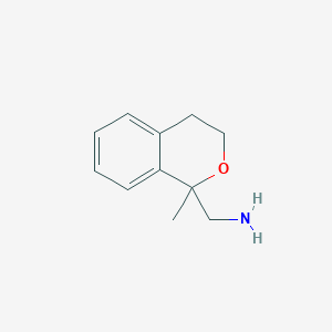 (1-methyl-3,4-dihydro-1H-2-benzopyran-1-yl)methanamine