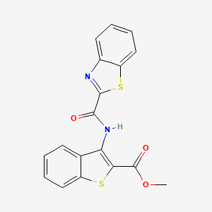 Methyl 3-(benzo[d]thiazole-2-carboxamido)benzo[b]thiophene-2-carboxylate