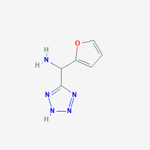 molecular formula C6H7N5O B2680739 呋喃-2-基(2H-四氮唑-5-基)甲胺 CAS No. 1082601-44-2