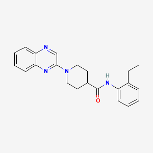 molecular formula C22H24N4O B2680751 N-(2-ethylphenyl)-1-quinoxalin-2-ylpiperidine-4-carboxamide CAS No. 941899-00-9