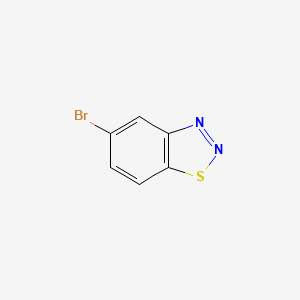 molecular formula C6H3BrN2S B2680762 5-Bromo-1,2,3-benzothiadiazole CAS No. 31860-01-2