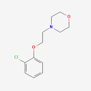 molecular formula C12H16ClNO2 B2680770 4-[2-(2-Chlorophenoxy)ethyl]morpholine CAS No. 416881-79-3