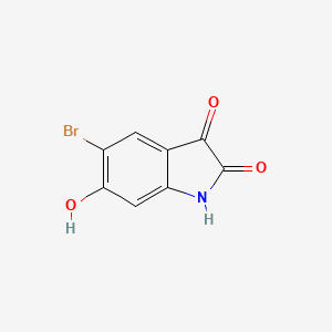 5-bromo-6-hydroxy-2,3-dihydro-1H-indole-2,3-dione