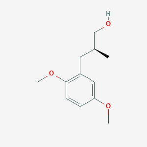 molecular formula C12H18O3 B2680776 (2S)-3-(2,5-Dimethoxyphenyl)-2-methylpropan-1-ol CAS No. 2248174-44-7