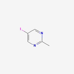 molecular formula C5H5IN2 B2680803 5-碘-2-甲基嘧啶 CAS No. 1447606-27-0