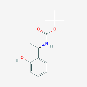 molecular formula C13H19NO3 B2680816 叔丁基(S)-(1-(2-羟基苯基)乙基)氨基甲酸酯 CAS No. 2089246-47-7