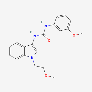 molecular formula C19H21N3O3 B2680863 1-(1-(2-methoxyethyl)-1H-indol-3-yl)-3-(3-methoxyphenyl)urea CAS No. 941908-94-7