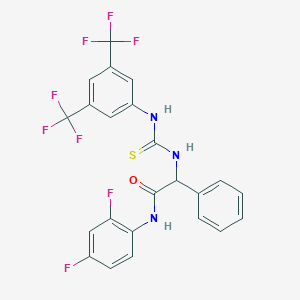 molecular formula C23H15F8N3OS B2680891 (Rac)-BL-918 CAS No. 2435589-07-2