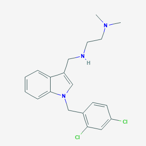N-{[1-(2,4-dichlorobenzyl)-1H-indol-3-yl]methyl}-N-[2-(dimethylamino)ethyl]amine