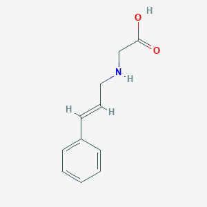 molecular formula C11H13NO2 B268095 (Cinnamylamino)acetic acid 