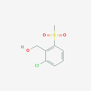 (2-Chloro-6-methanesulfonylphenyl)methanol