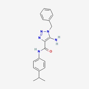 5-amino-1-benzyl-N-(4-isopropylphenyl)-1H-1,2,3-triazole-4-carboxamide