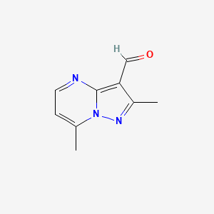 2,7-Dimethylpyrazolo[1,5-a]pyrimidine-3-carbaldehyde