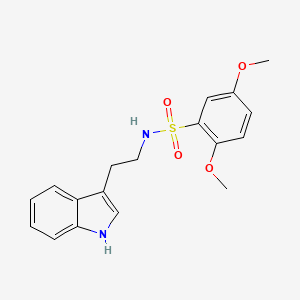 molecular formula C18H20N2O4S B2681002 N-[2-(1H-indol-3-yl)ethyl]-2,5-dimethoxybenzenesulfonamide CAS No. 880139-07-1