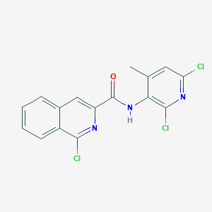 1-chloro-N-(2,6-dichloro-4-methylpyridin-3-yl)isoquinoline-3-carboxamide