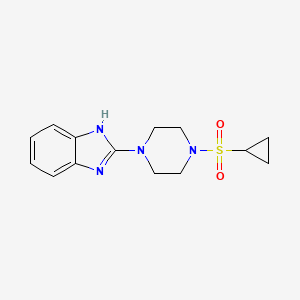 2-(4-(cyclopropylsulfonyl)piperazin-1-yl)-1H-benzo[d]imidazole