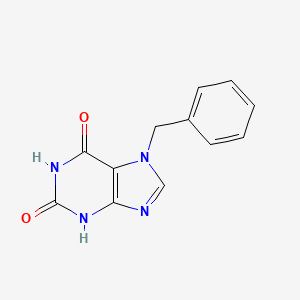 molecular formula C12H10N4O2 B2681053 7-Benzyl-1H-purine-2,6(3H,7H)-dione CAS No. 56160-64-6